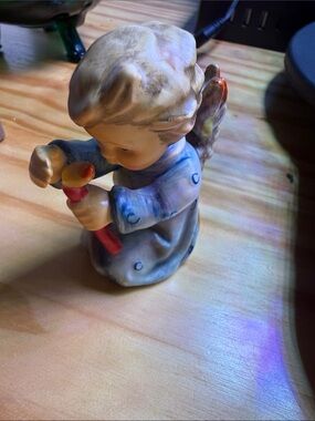Vintage Goebel Angel Figurine with Red candle